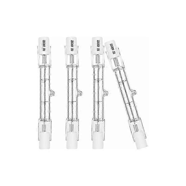 4-pack R7s 120W 230V halogenlampor - varmvit 2700K