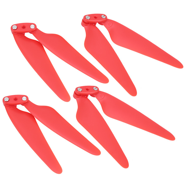 2 Par RC Drönarpropeller Ersättningstillbehör Passar Hubsan H117S Zino/ZinoiproRöd