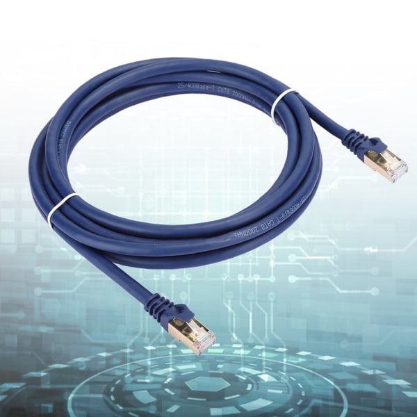 3m / 9.84ft SFTP 40Gbps RJ45 Hann Cat8 Ethernet Patch LAN-kabel for Ruter Laptop