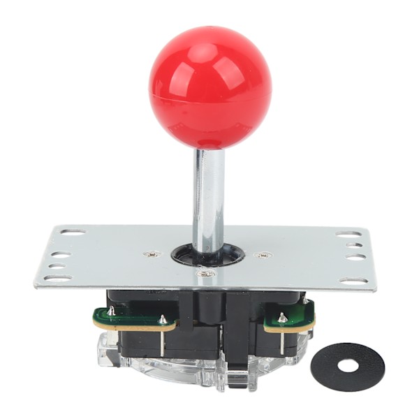 Arcade Joystick Gamepad DIY Joystick Arcade Game Fighting Stick Replacement Parts Pin Circuit Board with Ball Head Red