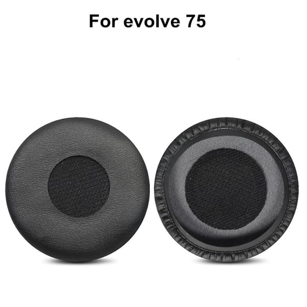 2 stk øreputer myke deksler for Jabra Evolve 20se 30ii 40 65+ 75