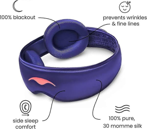 New Light Blocking Sleep Mask with Zero Intraocular Pressure, Comfortable and Adjustable, Perfect for Sleeping