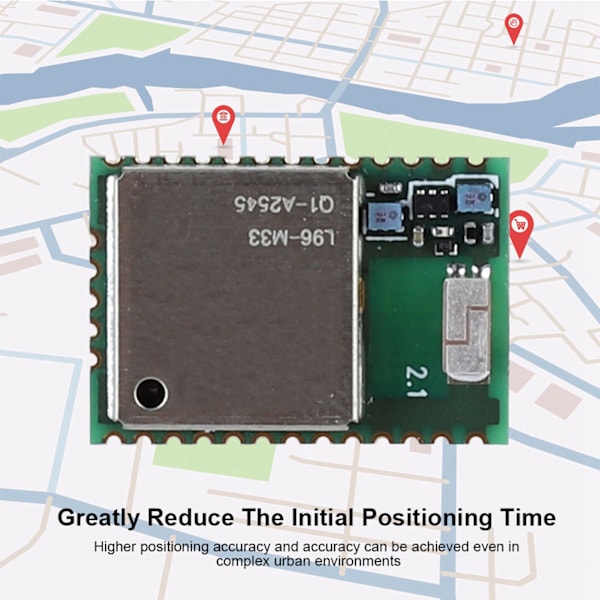 Multi satellitsystem GPS/GNSS-modul Låg strömförbrukning Stöd för DGPS/SBAS