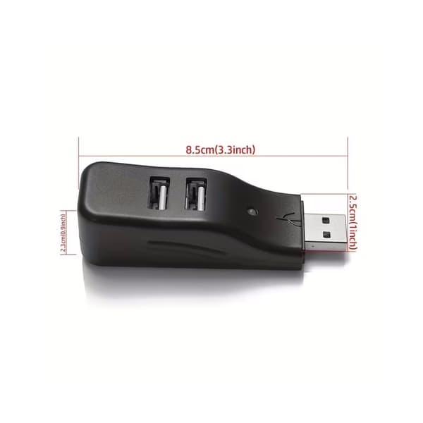 usb 3.0-hub, usb-hubadapter, 4 portar för USB 3.0, mini USB A-portutökare
