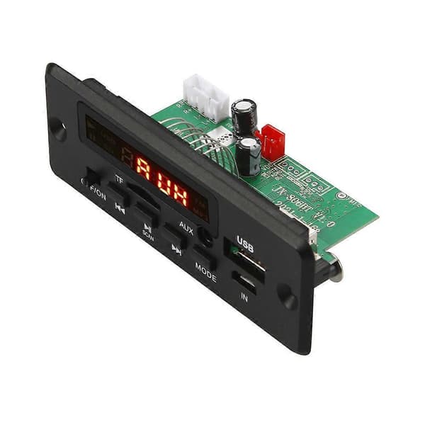 Bluetooth MP3-dekoderkort Digital skjermforsterker spillermodul 2x3W Svart tilbehør
