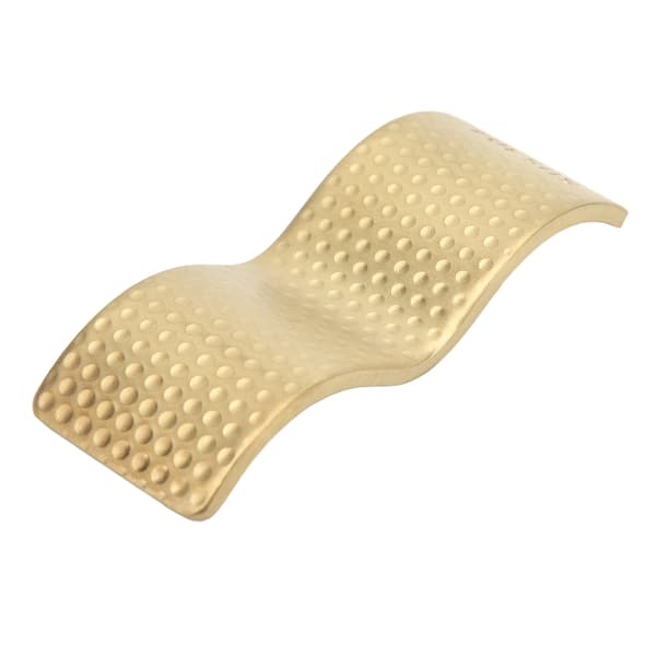 Pindholder i rustfrit stål, dobbelt anvendelse, non-stick, elegant spisepindholder til ske, gaffel, guld