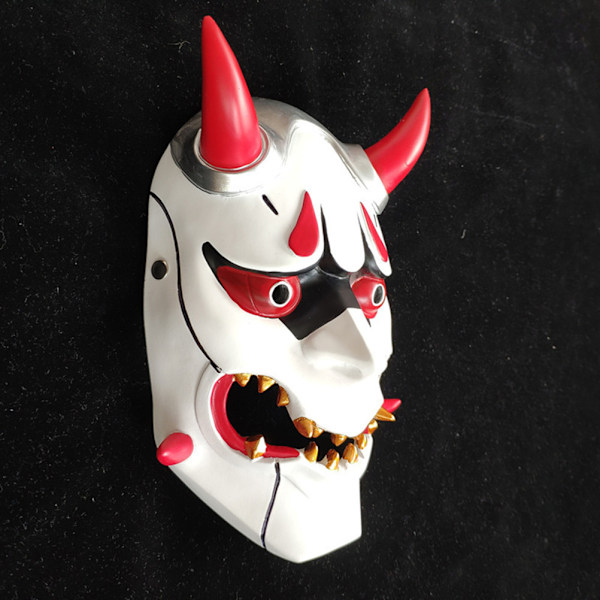 Game Genji Devil Cosplay Maske Unisex Halloween Full Face Headgear Masken Weihnachtsgeschenk