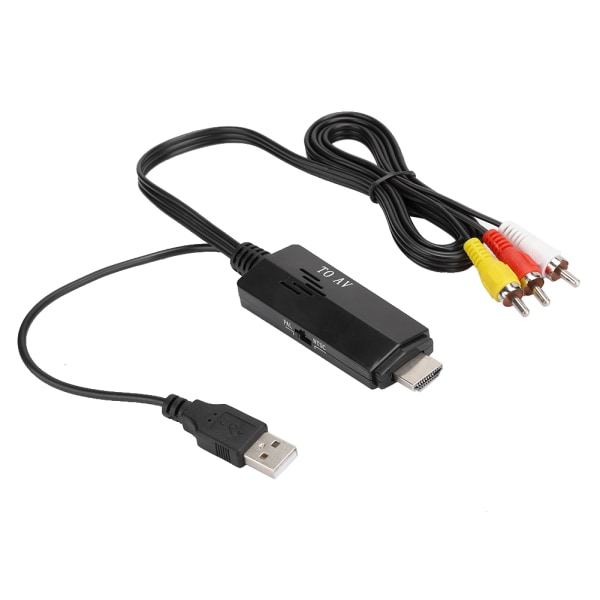 HD til AV for RCA Converter Kabel 480 i 576 i Hann til Hann Video Converter Kabel for TV VHS VCR