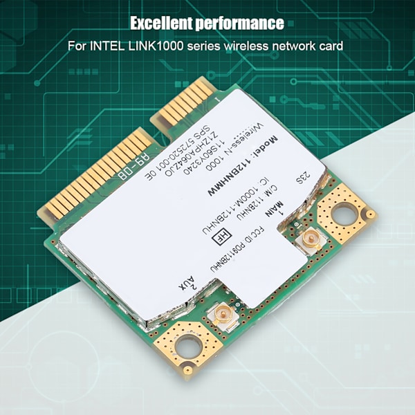 Til INTEL LINK1000 N1000 112BNHMW Mini PCI-E 300Mbps Trådløst Netværkskort Til T420S/X220/T520
