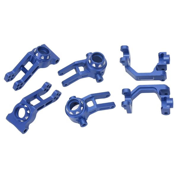 2Set RC Bil Styrekopssæt Aluminiumlegering Bagaksel Sæde C Base Pasform til ARRMA 1/8 RC Bil Sort