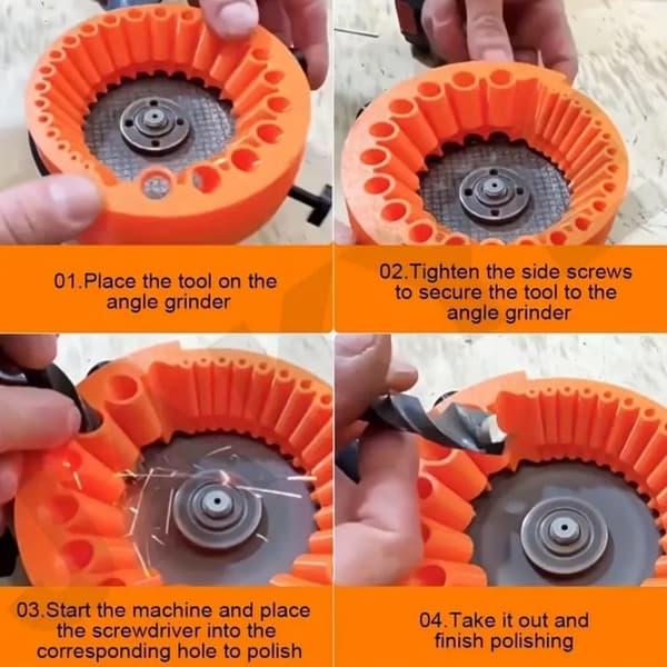 2 stk. Drillbitsliper, slipefeste for drillbits, universal gammel drillbitsliper, multifunksjonell drillbitsliper