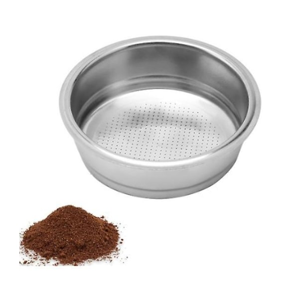 Yhden kupin ruostumattomasta teräksestä valmistettu kahvinsuodatin - 51 mm:n paineeton paineeton suodatinkori espressolle