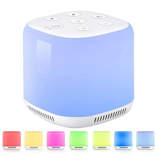 This white noise machine has adjustable colors and can help soothe your emotions and promote sleep.