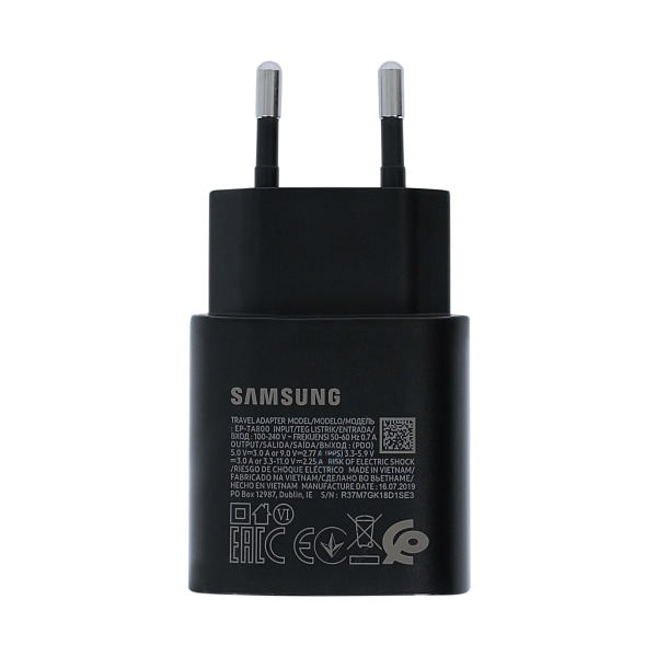 Samsung EP-TA800 25W supernopea lataussovitin black