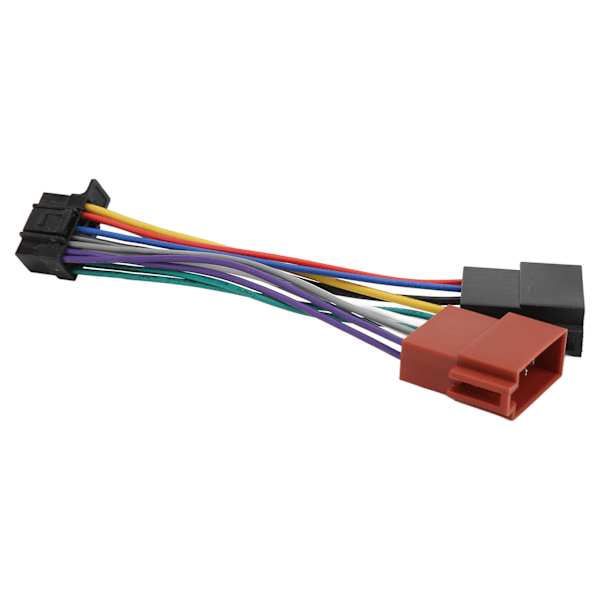 Radio Stereo-adapter ISO-kabelhärva Kontaktutbyte för Sony JVC Ny