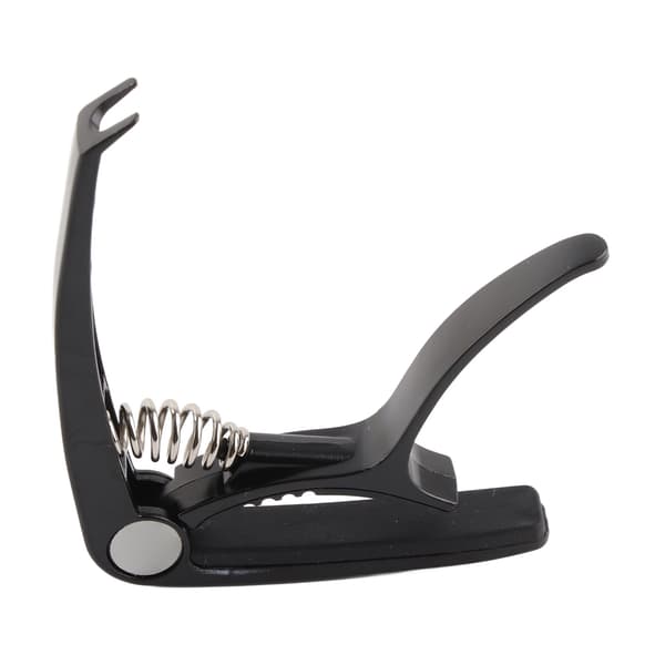 Guitar Capo 2 i 1 Zinklegering Multifunktionel Professionel Musikinstrument Tilbehør Sort