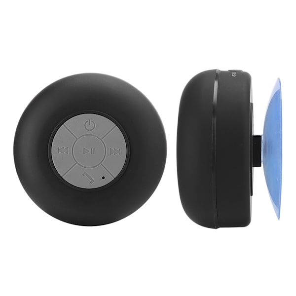 Mini Trådlös Bluetooth Högtalare Badrum Vattentät Musikspelare med Sugpropp