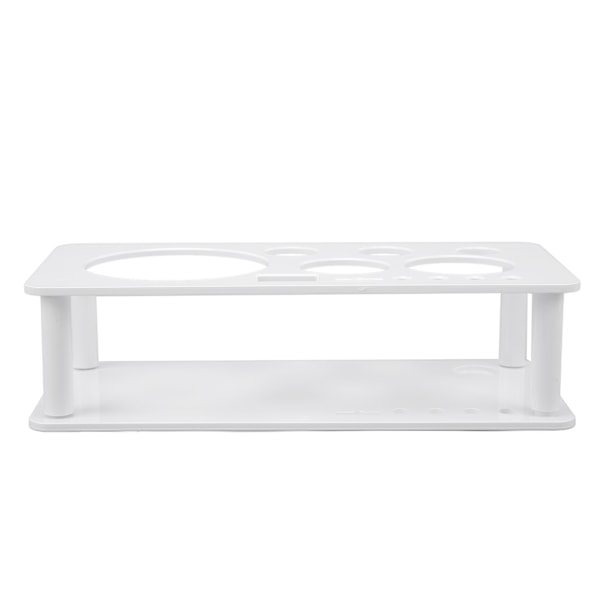 Bartender Kit Stand Aftagelig Pladsbesparende Lugtfri Multipurpose Plast Bartender Værktøjsholder til Bar Hjem Hvid Lille