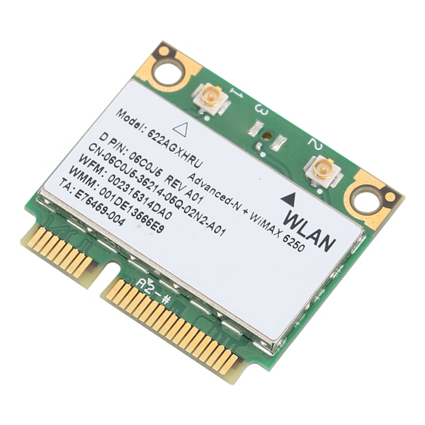 Til Intel 6250AN 622ANXHMW MINI PCIE 300Mbps 2.4/5GHZ Dual Band Trådløst WiFi Netværkskort