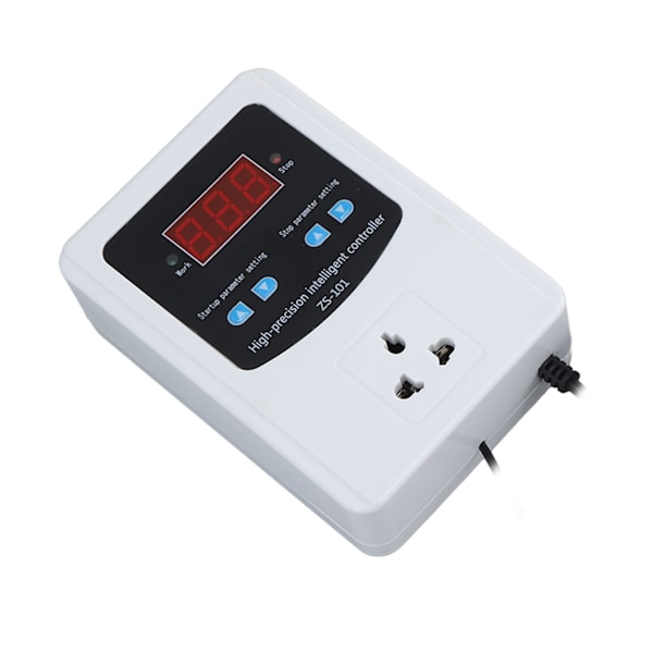 Digital Temperaturregulator 1500W 10A LCD-skærm Digital Termostatregulator til Inkubator Brygning Drivhus EU Stik 220V