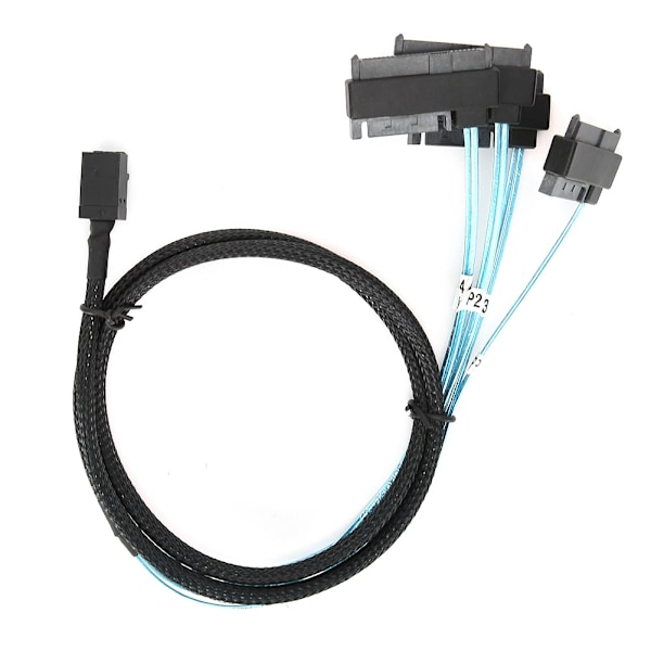 Adapterkabel Serverkabel Hårddisk Intern Mini SAS SFF-8643 till 29pin SFF-8482 1-Meter