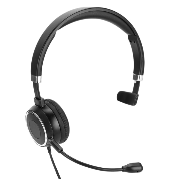 Telefon Trafik Øretelefon Call Center Kommunikation Computer Headset USB Ledningskontrol Klar Lydkvalitet Hovedtelefon