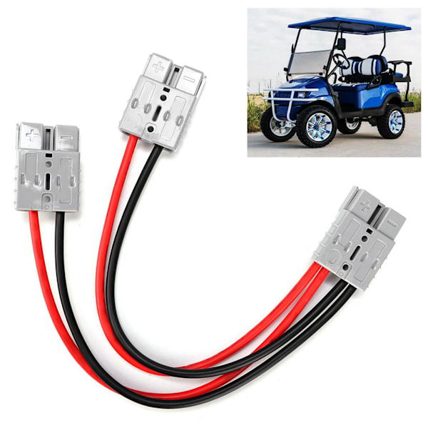 50A 600V Batterioplader Hurtig Afbryder Stik Ledningsforbindelse med 30 cm Kabel