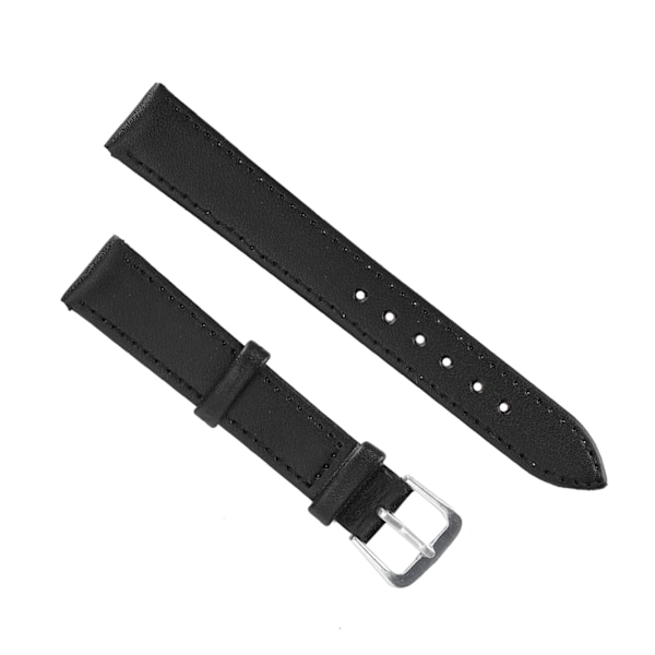 Pin Buckle Watch Band PU Leather Universal Replacement Watch Strap Part Accessory16mm / 0.63in