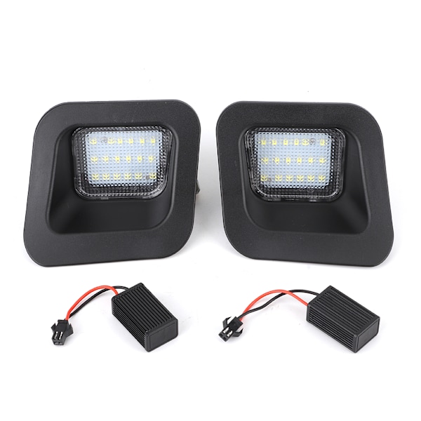 2 stk. LED nummerpladelys til bil, passer til Dodge Ram 1500 2500 3500 2003-2018