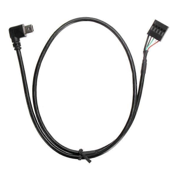 USB-interfacekabel til CPU-køler, egnet til CORSAIR H80i, H100i, H110i, H115i, lang levetidspakke Black