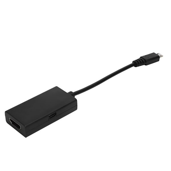 HD Video Display Adapterkabel Svart Micro USB 1080P Lader for Telefon til Projektor