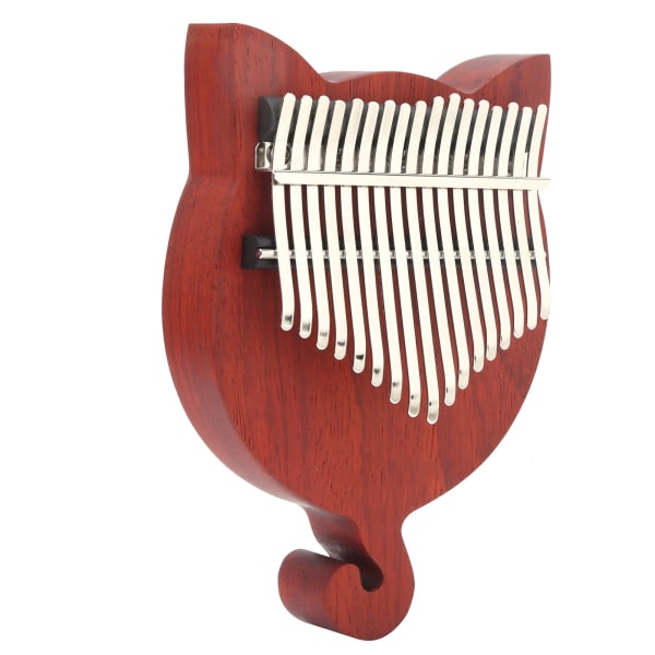 Kalimba Tommelpiano Tre Lite Bærbart 17 Tangenter for Nybegynnere Musikkinstrument med Etui