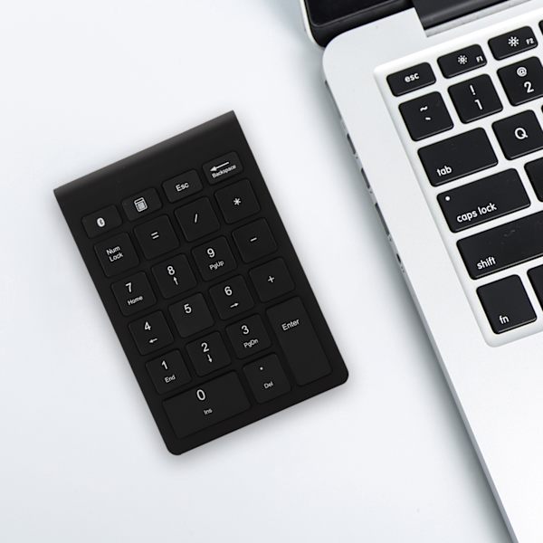 BT304 22 Tangenter Numerisk Knappsats Trådlöst Mini Tangentbord Kompatibelt med Bluetooth 5.0
