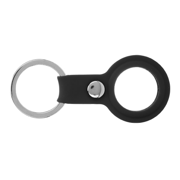 Anti-tab Silikone Nøglering Locator Ærme Skal Beskyttende Cover Etui til IOS (Sort)