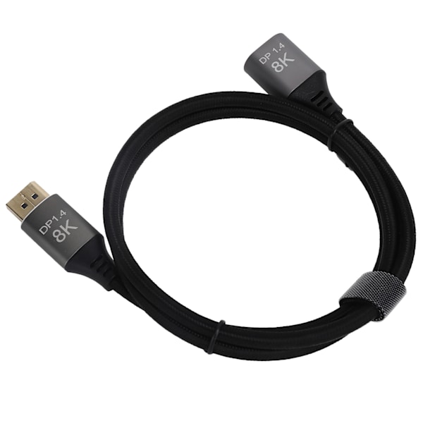 Forlængerkabel Adapter Display Port 1.4 Han til Hun High Definition 8K ved 60Hz 4K ved 144Hz 1 Meter