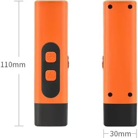 Dog Bark Control, Ultrasonic Anti-Barking Device, Indoor and Outdoor Barking Behavior Training, Rechargeable, Portable, and Safe.