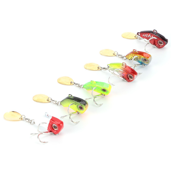 Tail Spin Metal VIB Jig Bait 16g Fiskelokker Fluefiskeri Hårde Wobblere Crankbaits Lokkemad
