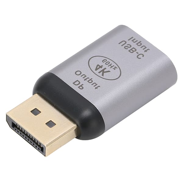 Type C - DP -sovitin 4K 60Hz Naaras-uros-videomuunnin Windows/Android/OS X -käyttöjärjestelmille