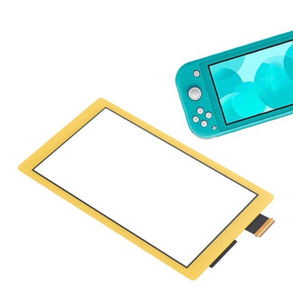 Högkvalitativ ABS Pekskärm Spelkonsol Utrustningstillbehör för SWITCH LITEgul