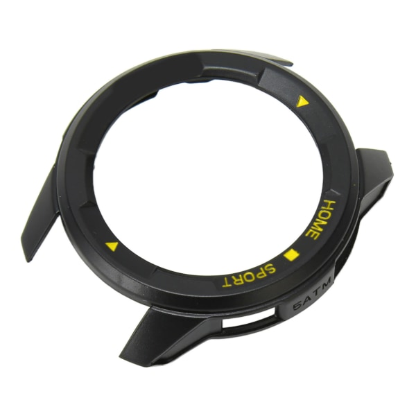 Ur Plastic Bumper Case Stødsikker hårdt beskyttende dæksel Stel tilbehør Passer til X1 Smart Watch Sort og gul