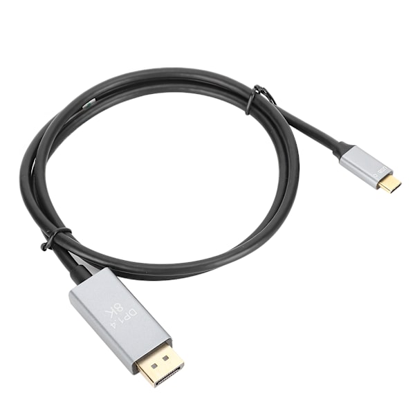 Type C - Displayport 8K 1.4 HD -videokaapeli, ääni- ja videonsiirto, synkronoitu ulostulokaapeli MacBookille, 1 metri / 3,28 jalkaa