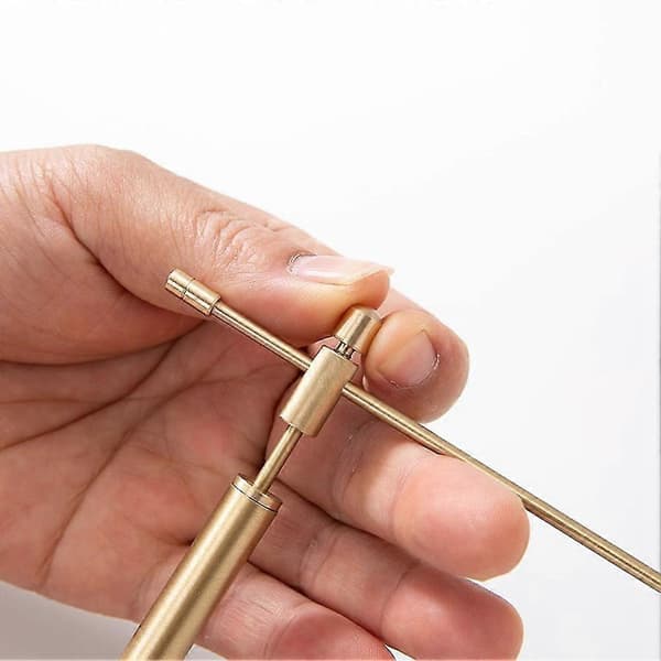 Professional Adjustable Dowsing Rod - 1 Pair Copper Dragon-seeking Energy Water Detector for Outdoor Use