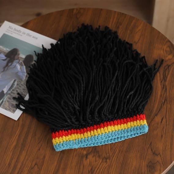 Creative Knitted Hat Funny Cap Parties Wig Hat Cosplay Dreadlocks Hats for Men Women BA20