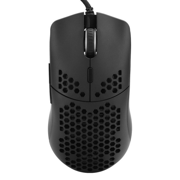 HXSJ J900 Hole Mouse 6-knappars trådbunden spelmus med makroprogrammering och RGB-belysning, PC-tillbehör