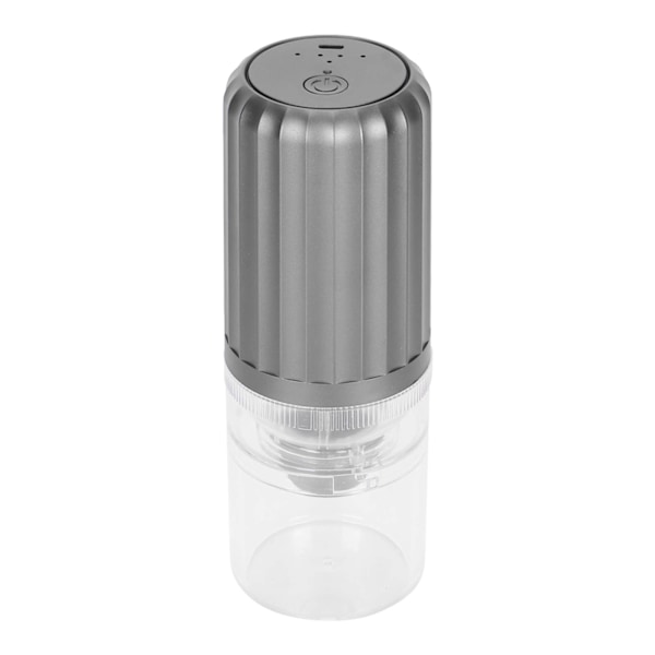Bærbar Kaffekvern Justerbar Tykkelse Reise Camping Elektrisk USB Oppladbar for Bønnekverning Grå