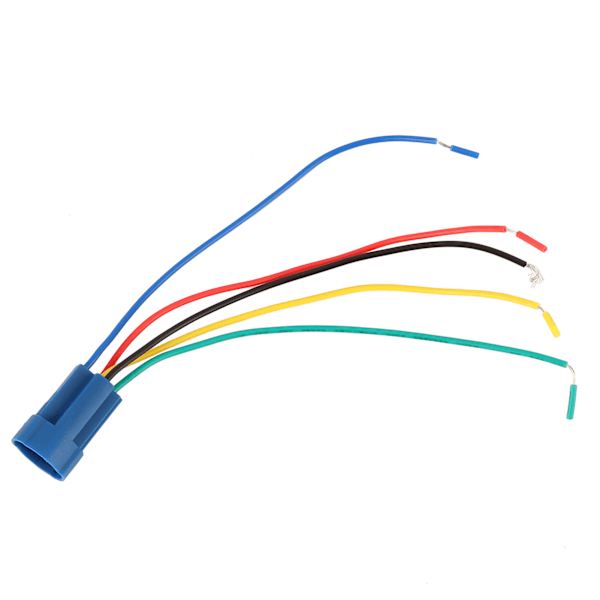 12V 0,6 tommer LED-lys Trykknap Selvlåsende Selvtilbageførende Vandafvisende Toggle Switch Blåt Lys