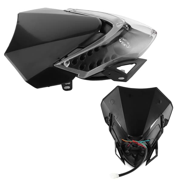 DC12V Moottoripyörän LED-etuvalo Sport Custom Fairing Light Universal