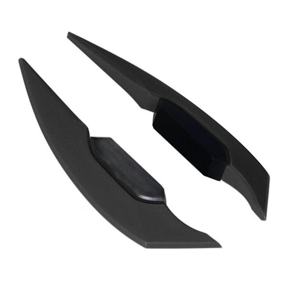 1 Par Motorsykkel Sidevinger Aerodynamisk Ving Spoiler Universal for Motorsykkel Elektriske Sykler Svart