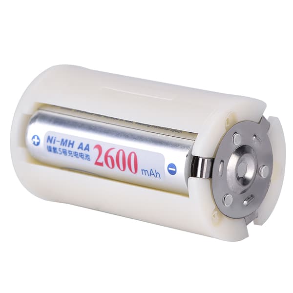 5 stk. 3 x AA til 1 D Størrelse Parallel Batteriholder Konverteringsadapter Switcher Konverteringsetui