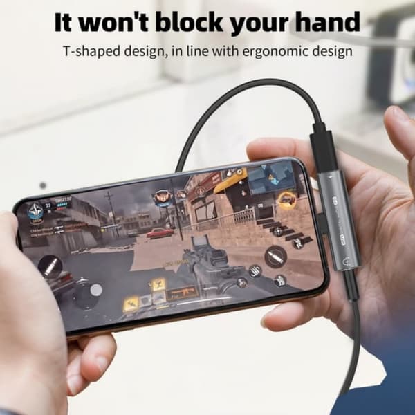 USB-C till 3,5 mm hörlursadapter